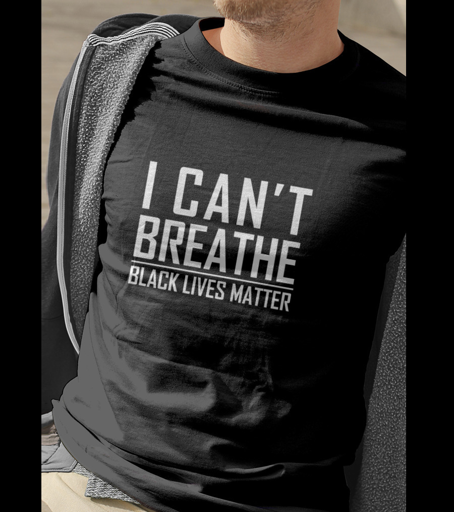 I Can't Breathe Black Lives Matter Bubba Wallace T-Shirt