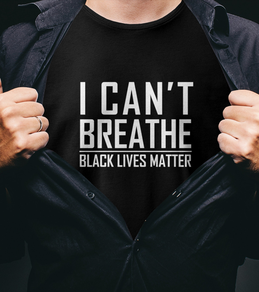 I Can't Breathe Black Lives Matter Bubba Wallace T-Shirt