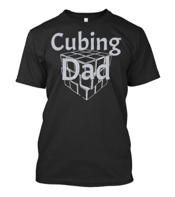 Cubing Dad Puzzle Cube Enthusiast T-Shirt