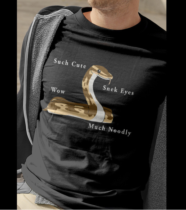 Such Cute Ball Python Snek Eyes Wow Much Noodly T-Shirt