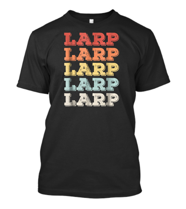 LARP Distressed Rainbow T-Shirt