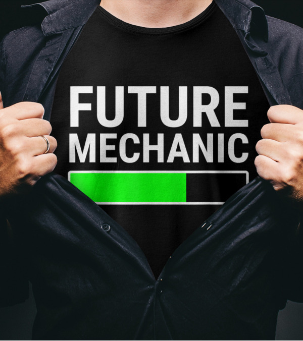 Future Mechanic Loading Bar Progress T-Shirt