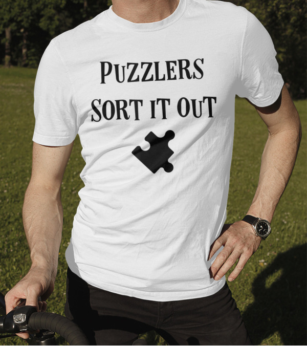Puzzlers Sort It Out Jigsaw Puzzle Lovers T-Shirt