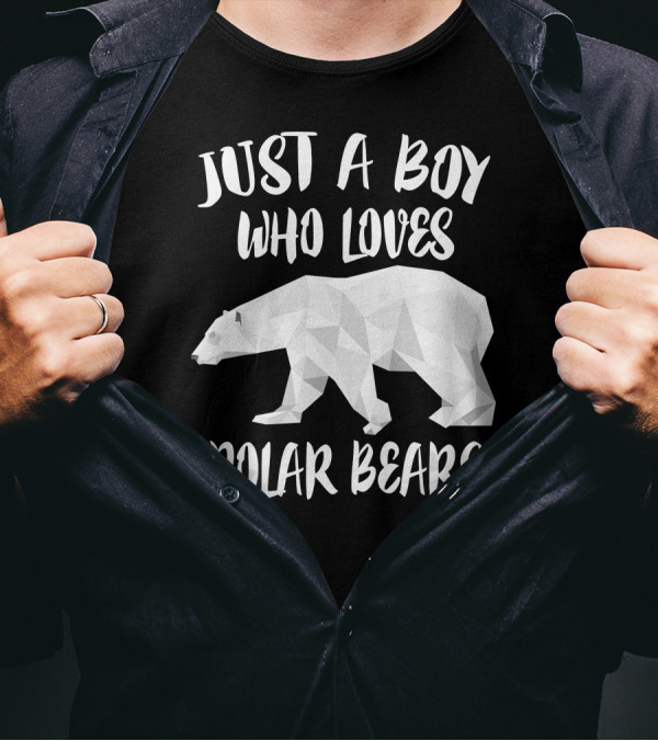 Just A Boy Who Loves Polar Bears T-Shirt