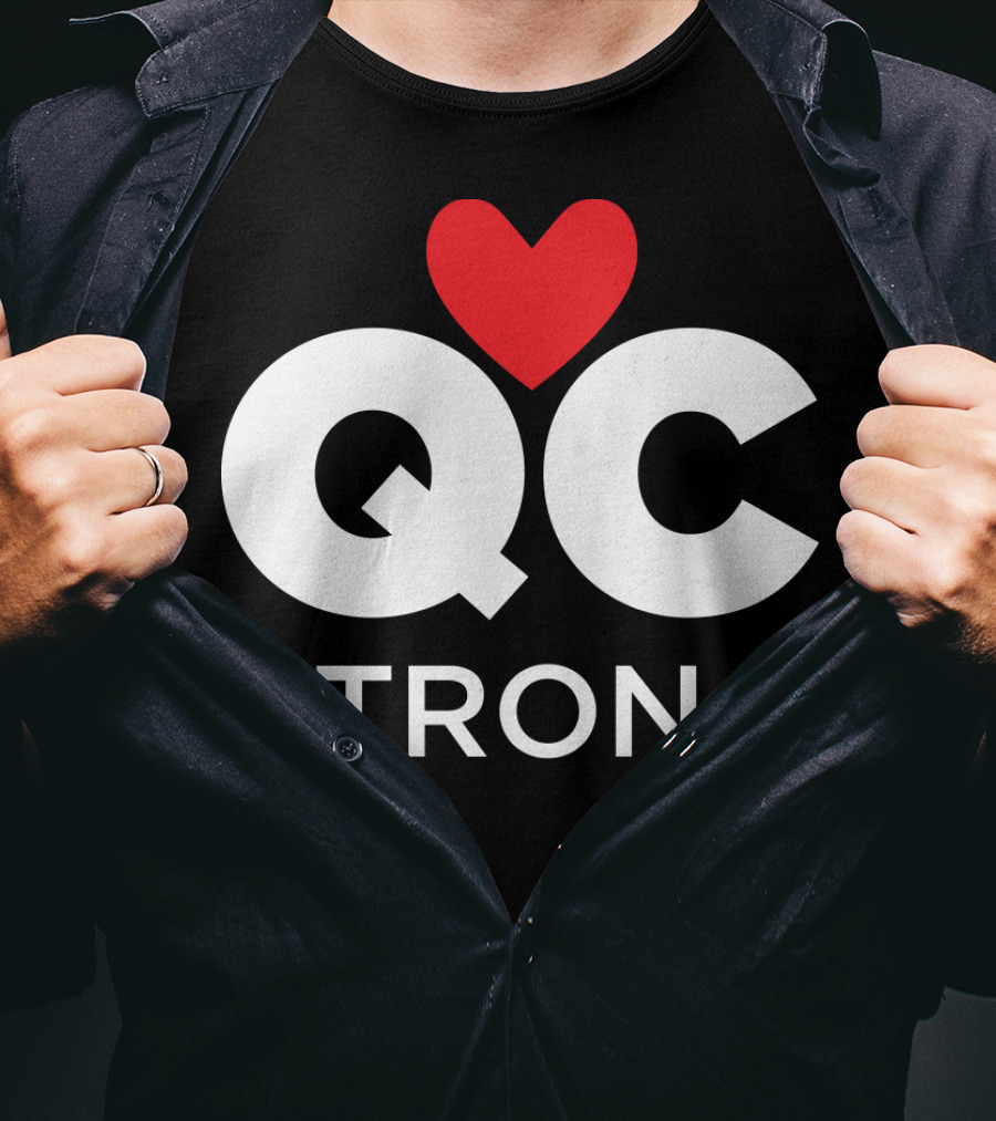 QC Strong Quad City Strong Heart T-Shirt