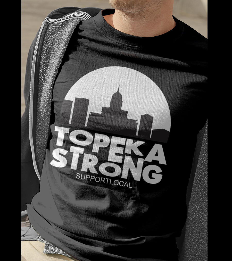Topeka Strong Support Local Skyline T-Shirt