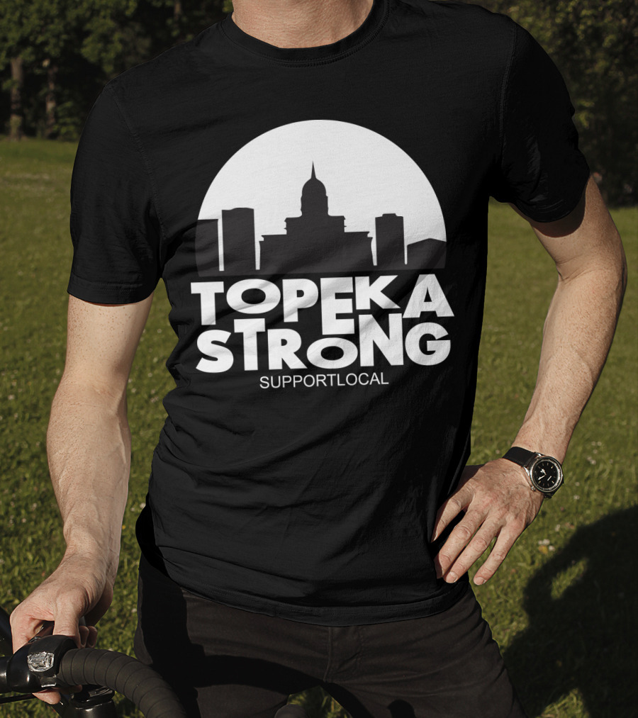 Topeka Strong Support Local Skyline T-Shirt