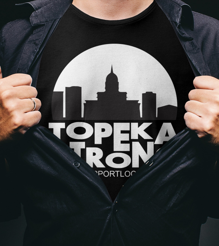 Topeka Strong Support Local Skyline T-Shirt