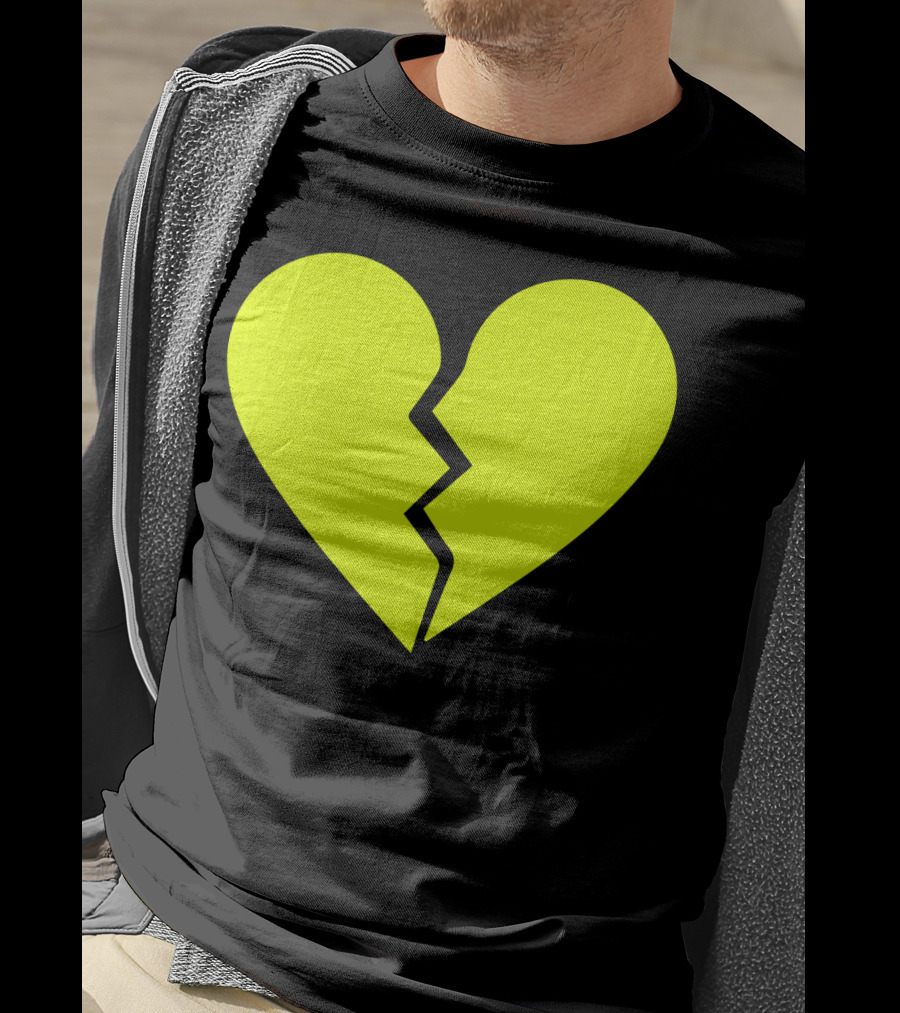 Marcus Lemonis Broken Heart Yellow Iconic T-Shirt