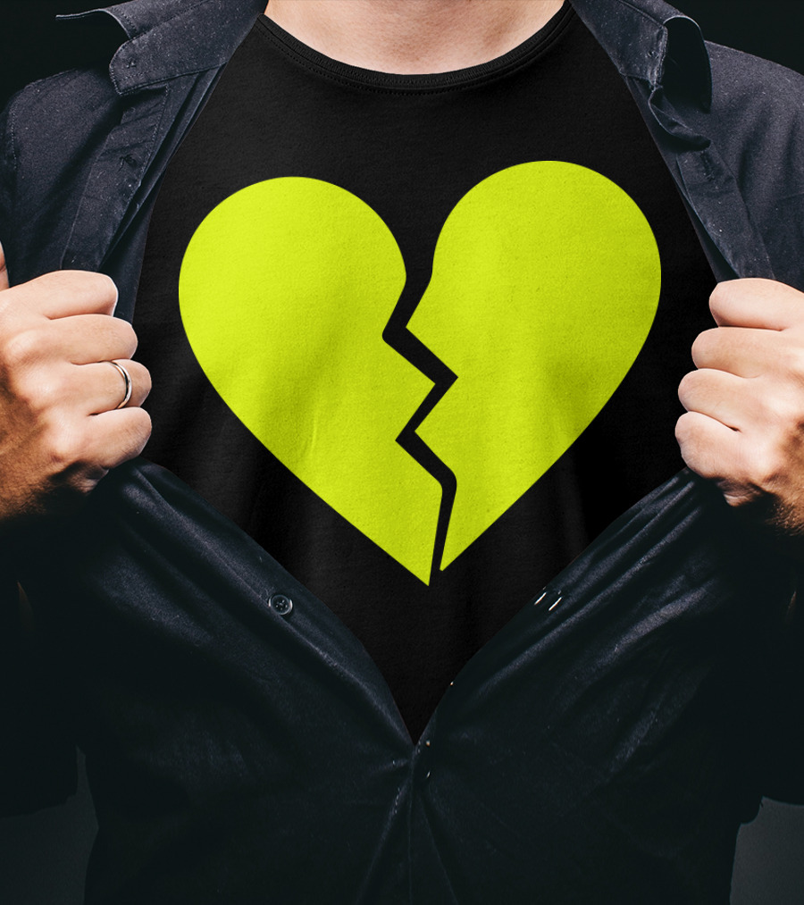 Marcus Lemonis Broken Heart Yellow Iconic T-Shirt