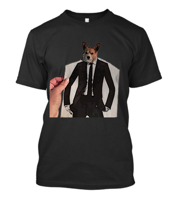 Dapper Decklyn Canine In Classic Suit T-Shirt
