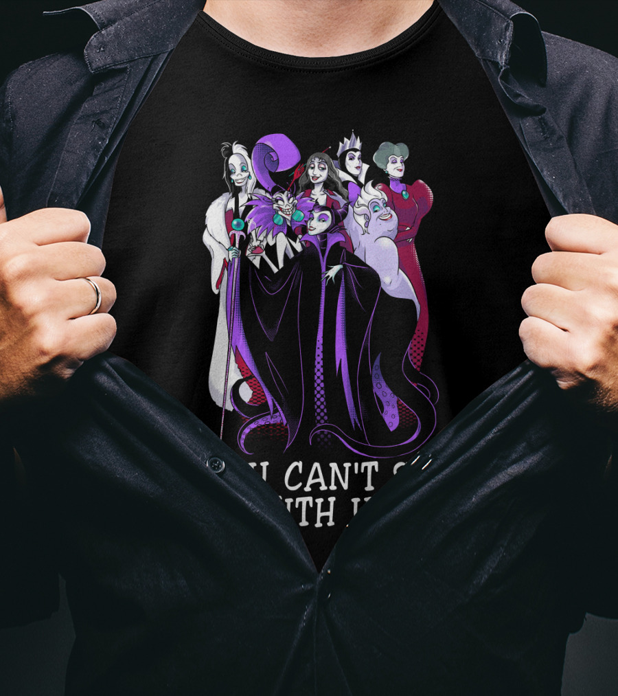 Disney Villains You Can't Sit With Us T-Shirt