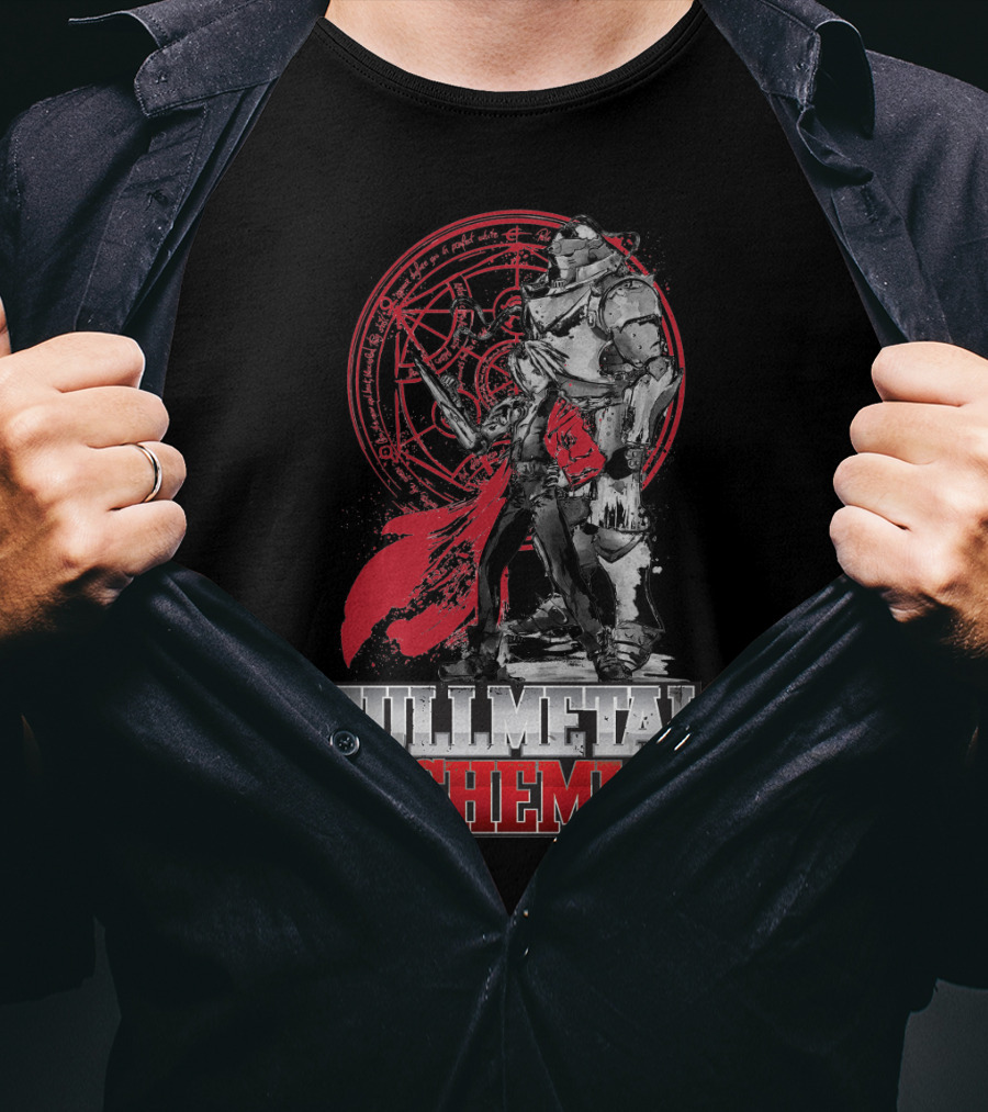 Fullmetal Alchemist Circle Symbol Armor Duo T-Shirt