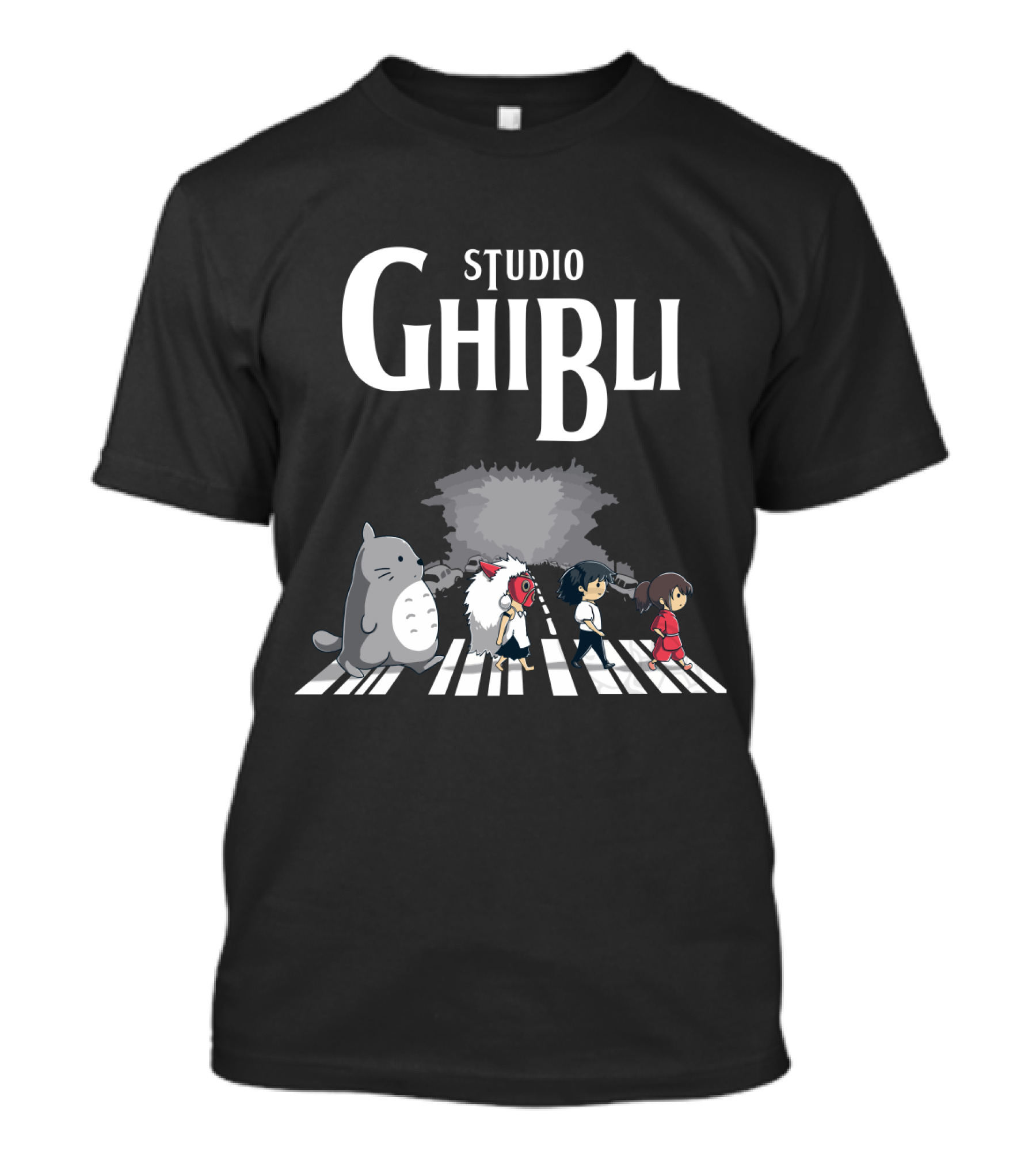 Studio Ghibli Abbey Road Crossing T-Shirt