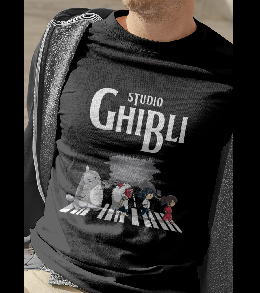 Studio Ghibli Abbey Road Crossing T-Shirt