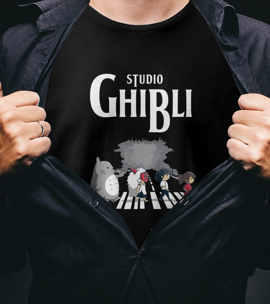 Studio Ghibli Abbey Road Crossing T-Shirt