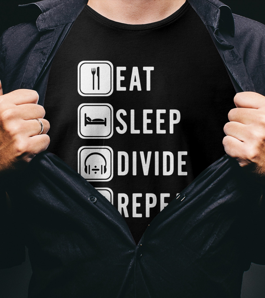 Eat Sleep Divide Repeat T-Shirt