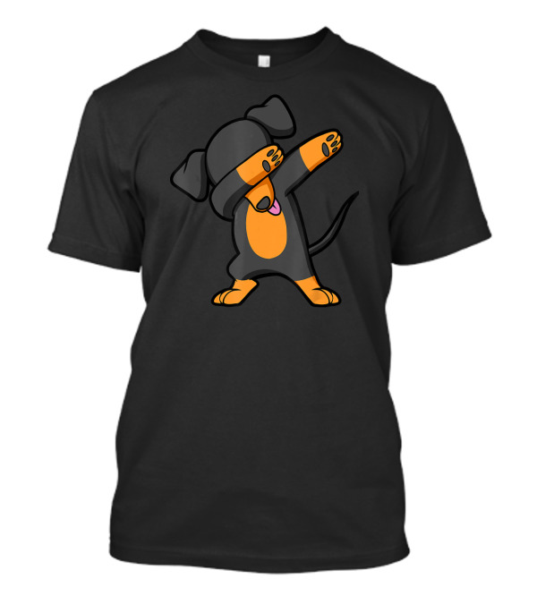 Funny Dachshund Dabbing Wiener Dog Dab T-Shirt