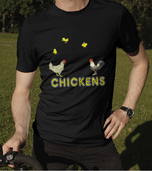 Yes I Really Do Need All These Chickens With Cute Yellow Chicks Rooster And Hen T-Shirt