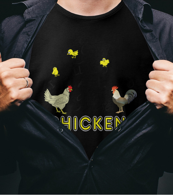 Yes I Really Do Need All These Chickens With Cute Yellow Chicks Rooster And Hen T-Shirt