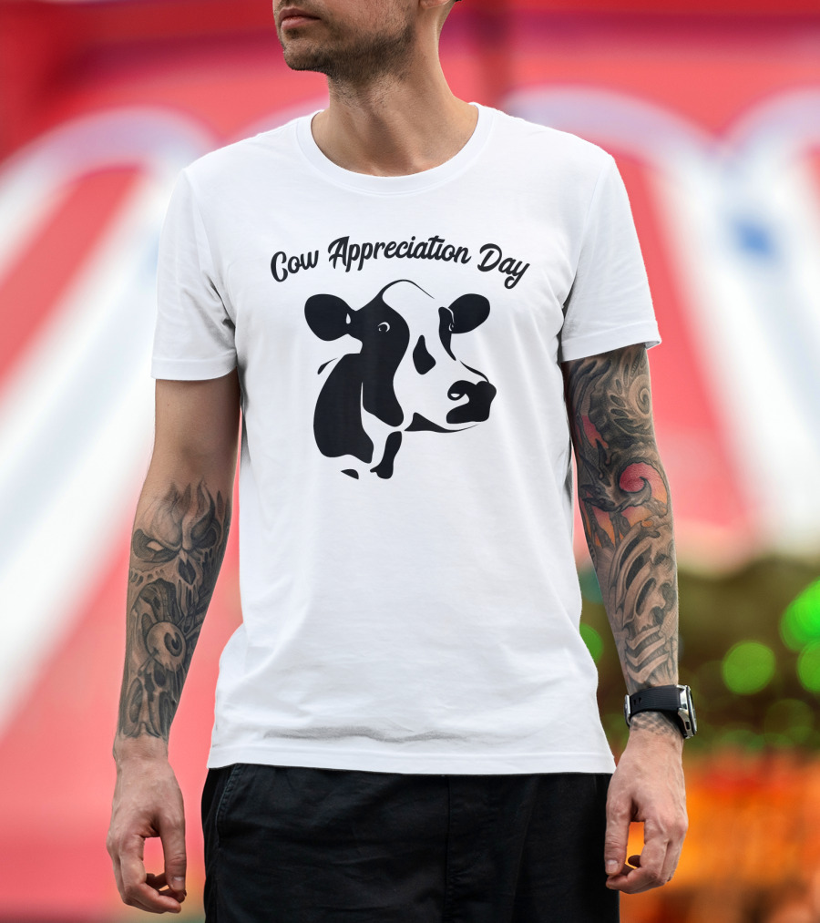 Cow Appreciation Day Holstein Farm T-Shirt