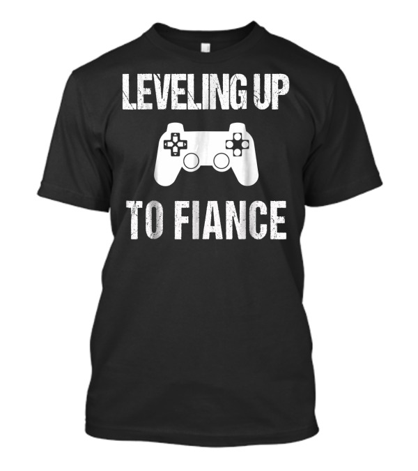 Leveling Up To Fiance Video Game Controller T-Shirt