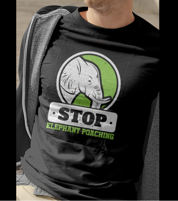 STOP Elephant Poaching Save The Elephants T-Shirt