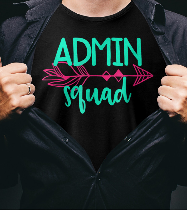 Admin Squad Arrow Team T-Shirt