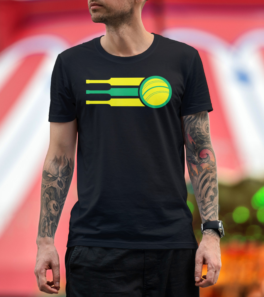Australia Cricket Team Australian Cricket Bat Ball T-Shirt