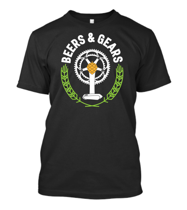BEERS And GEARS Cycling Funny Cyc T-Shirt