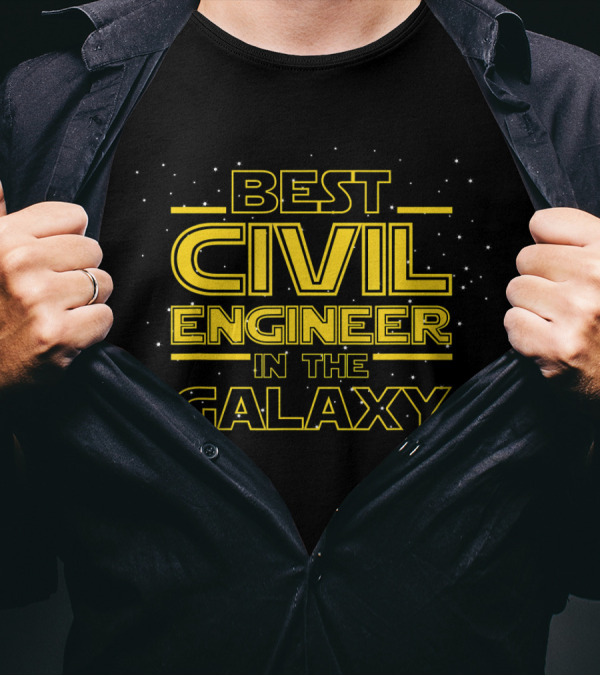 Best Civil Engineer In The Galaxy Star Wars T-Shirt