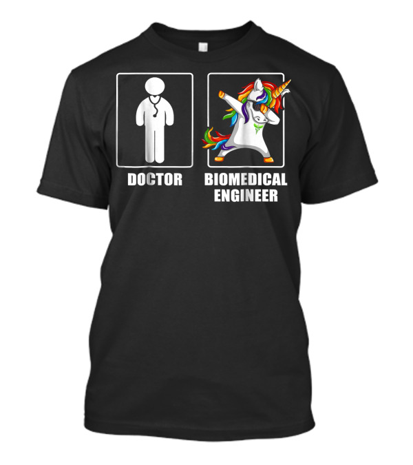 Doctor Biomedical Engineer Unicorn Dabbing T-Shirt