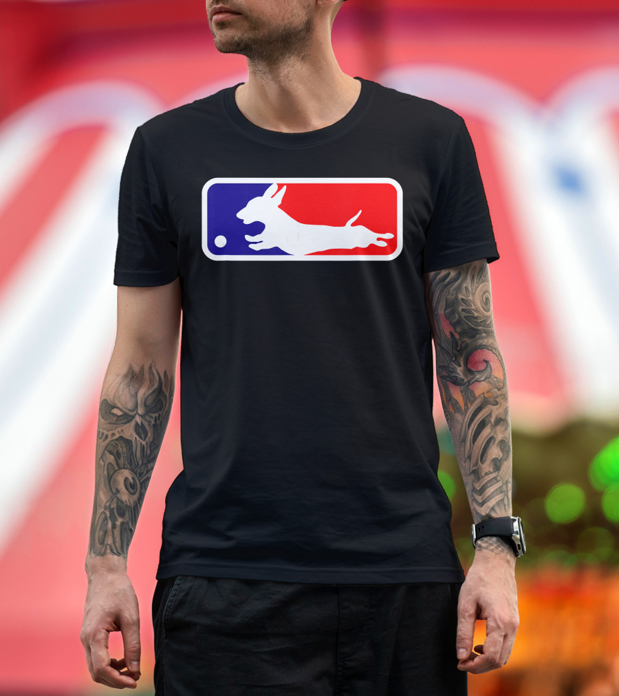 MLB Dachshund Chasing Baseball T-Shirt