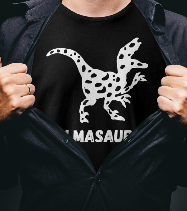 Dalmasaurus Funny Dalmatians Dog Dinosaur T-Shirt