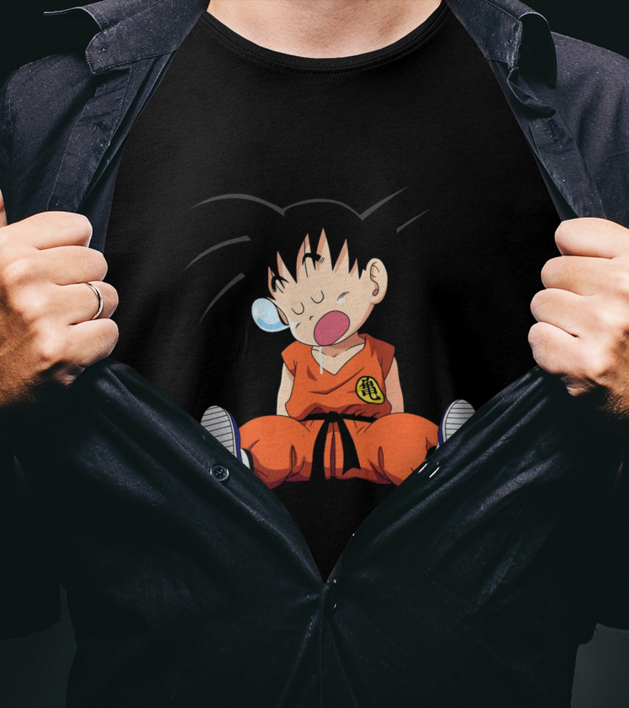 Dragonball Z Goku Kid Sleepy Super Saiyan T-Shirt