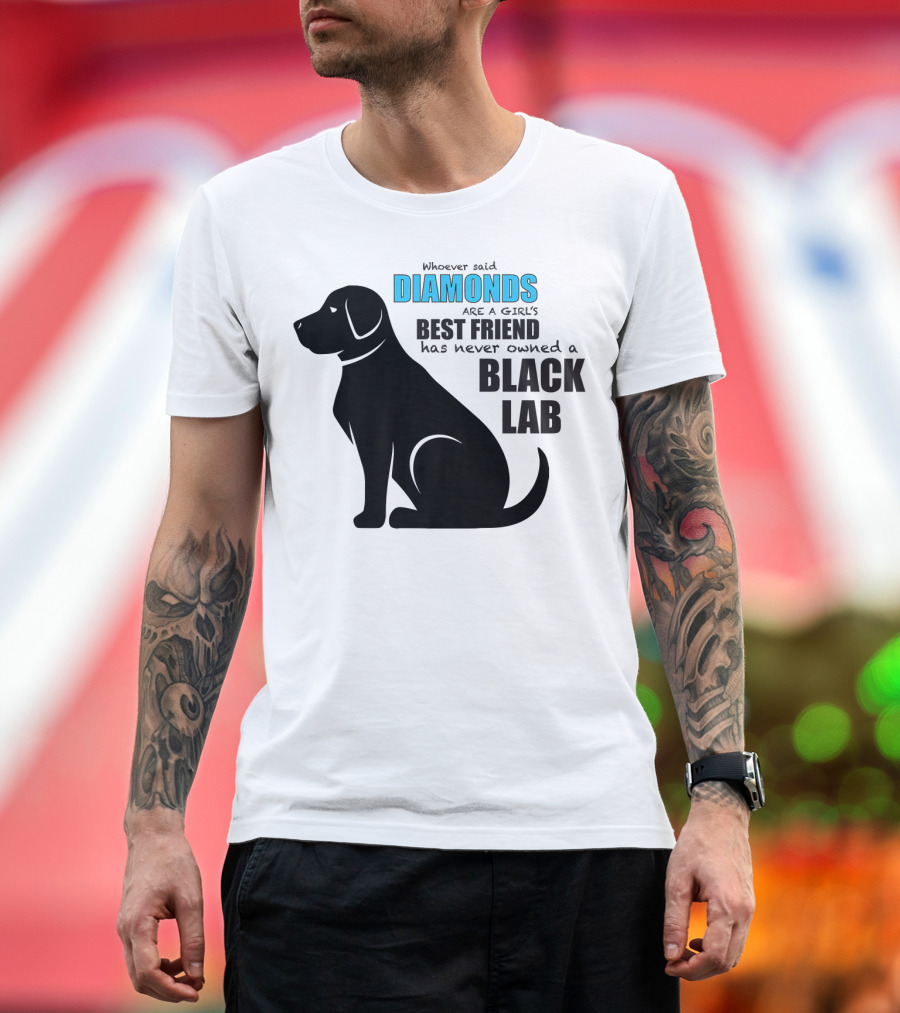 DIAMONDS ARE A BLACK LAB'S BEST FRIEND T-Shirt