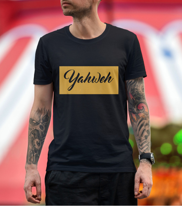 Premium T-Shirt: Yahweh Gold Hebrew Roots Movement T-Shirt Yahweh Gold Hebrew Roots Movement T-Shirt