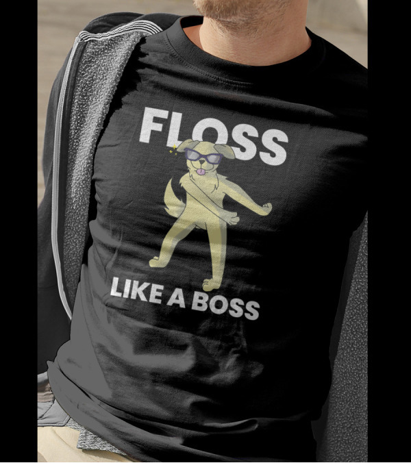 Golden Retriever Floss Like A Boss Cool Dog T-Shirt