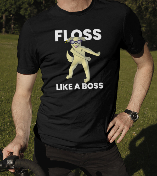 Golden Retriever Floss Like A Boss Cool Dog T-Shirt