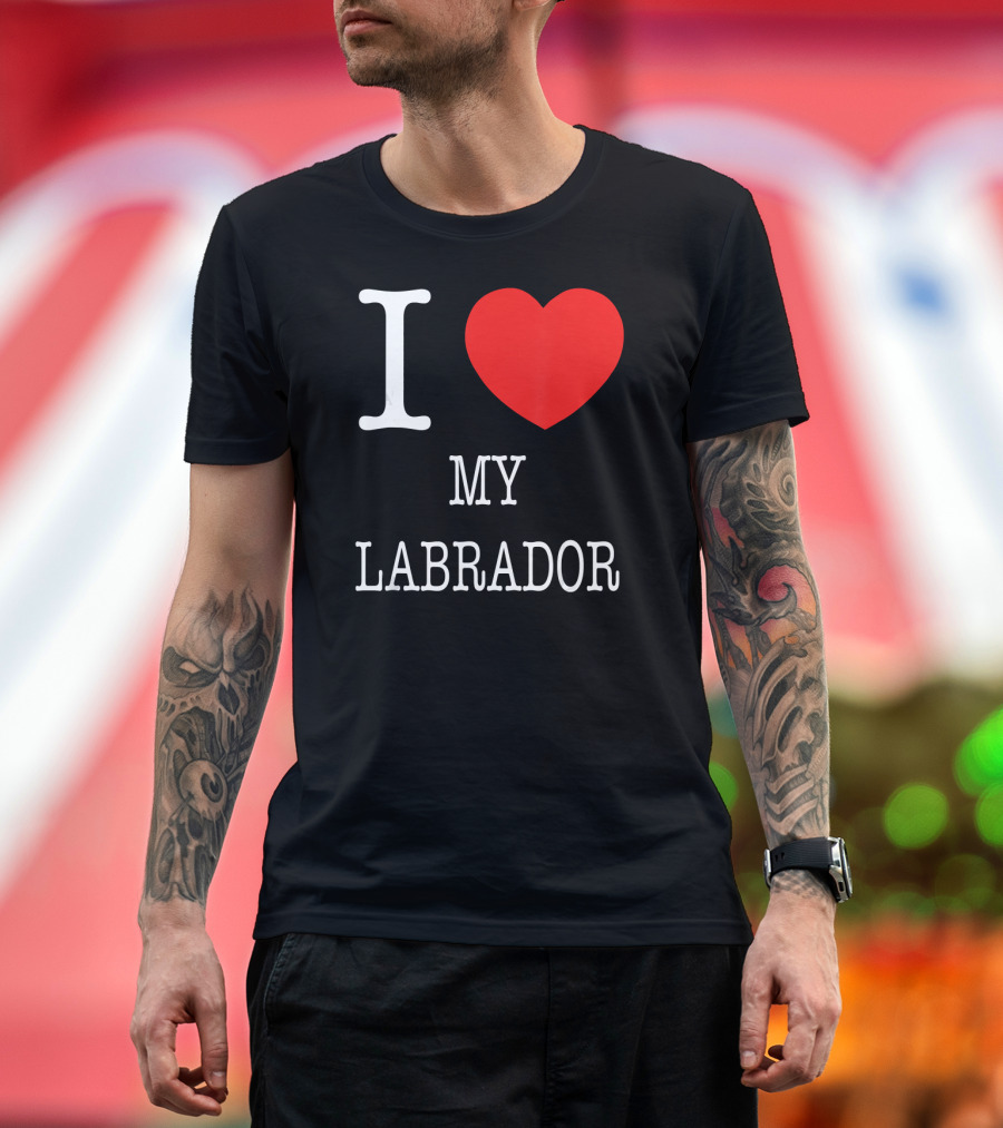 I Heart My Labrador T-Shirt