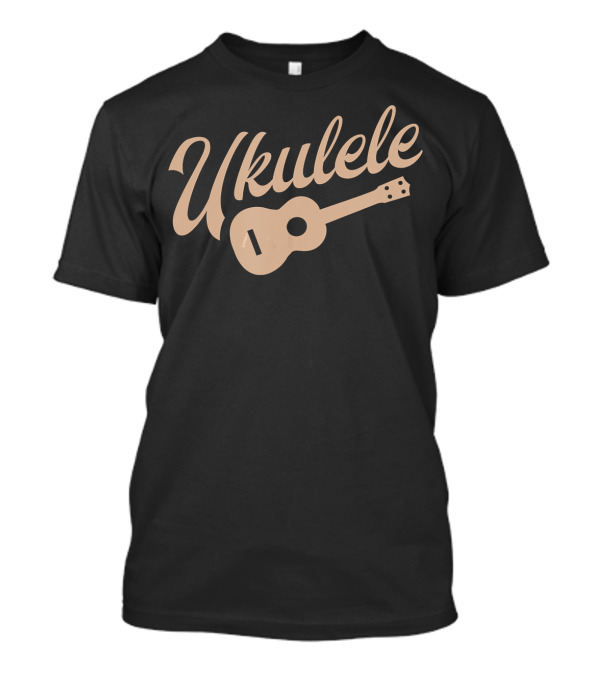 Ukulele Player Hazel Retro Handwrit T-Shirt