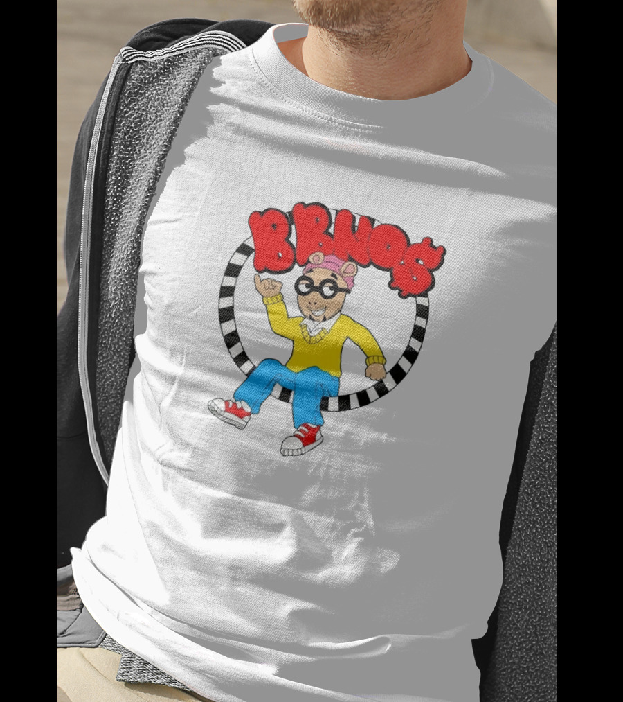 BBNO$ Arthur Style Character With Red Sneakers And Yellow T-Shirt