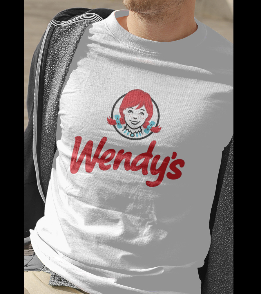 Wendy's Girl In Red T-Shirt