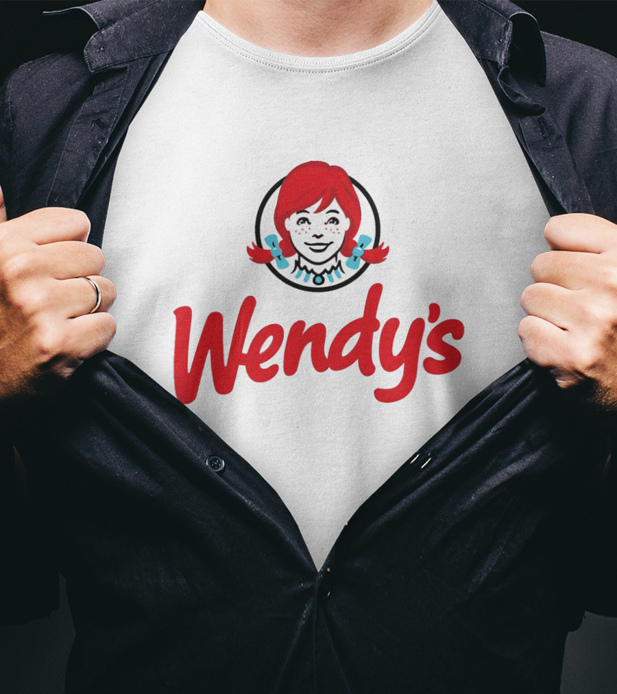 Wendy's Girl In Red T-Shirt