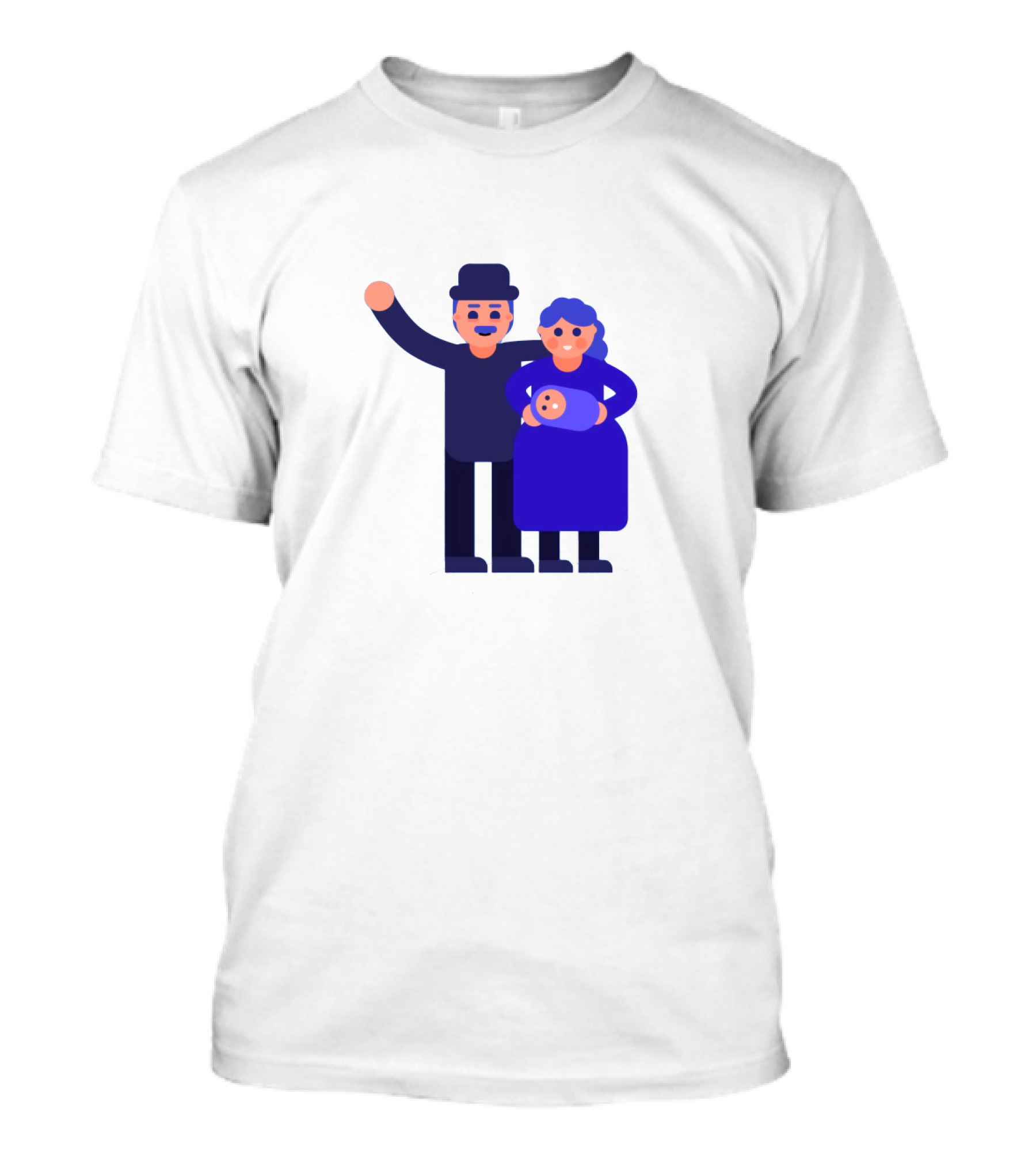 Kurzgesagt Family Cartoon Character T-Shirt