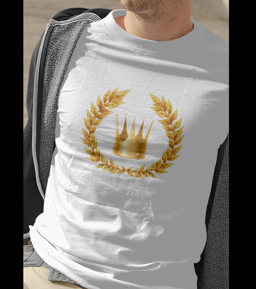 Yvie Oddly Crown Golden Laurel Wreath T-Shirt