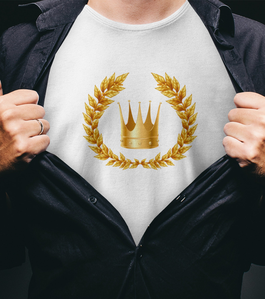 Yvie Oddly Crown Golden Laurel Wreath T-Shirt