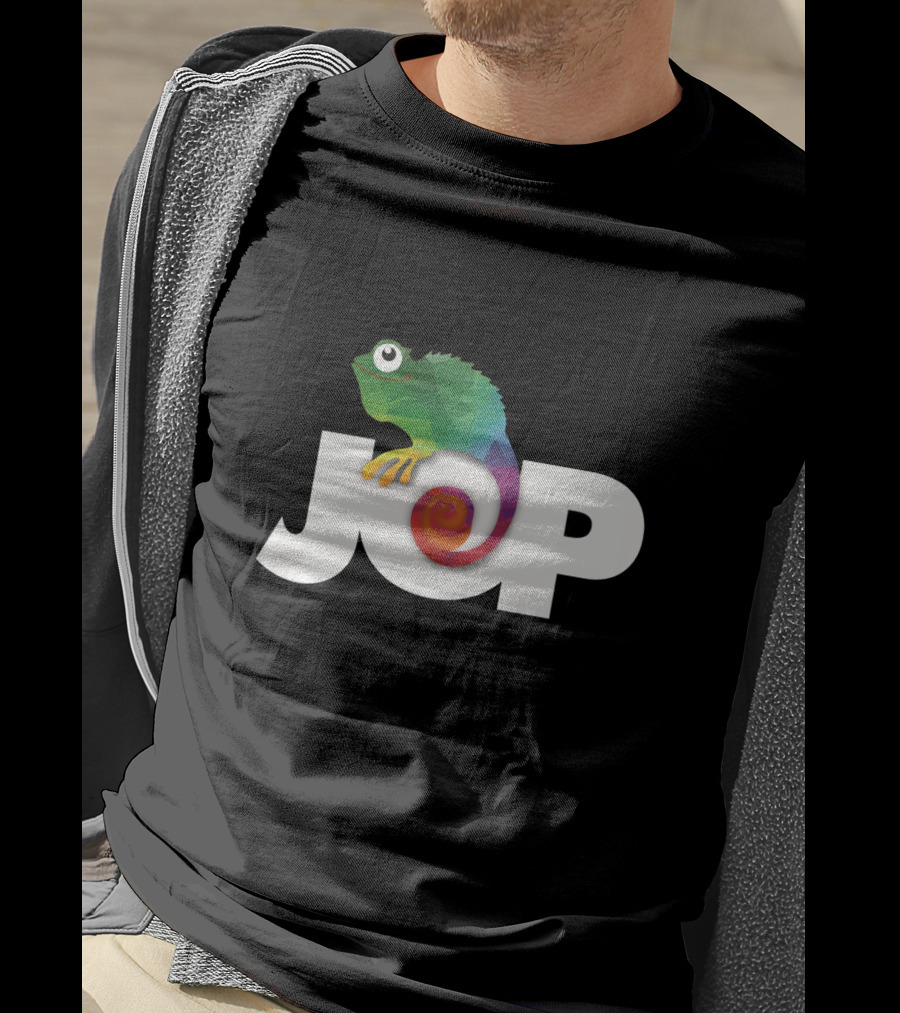 JOP Colorful Chameleon Logomerch T-Shirt