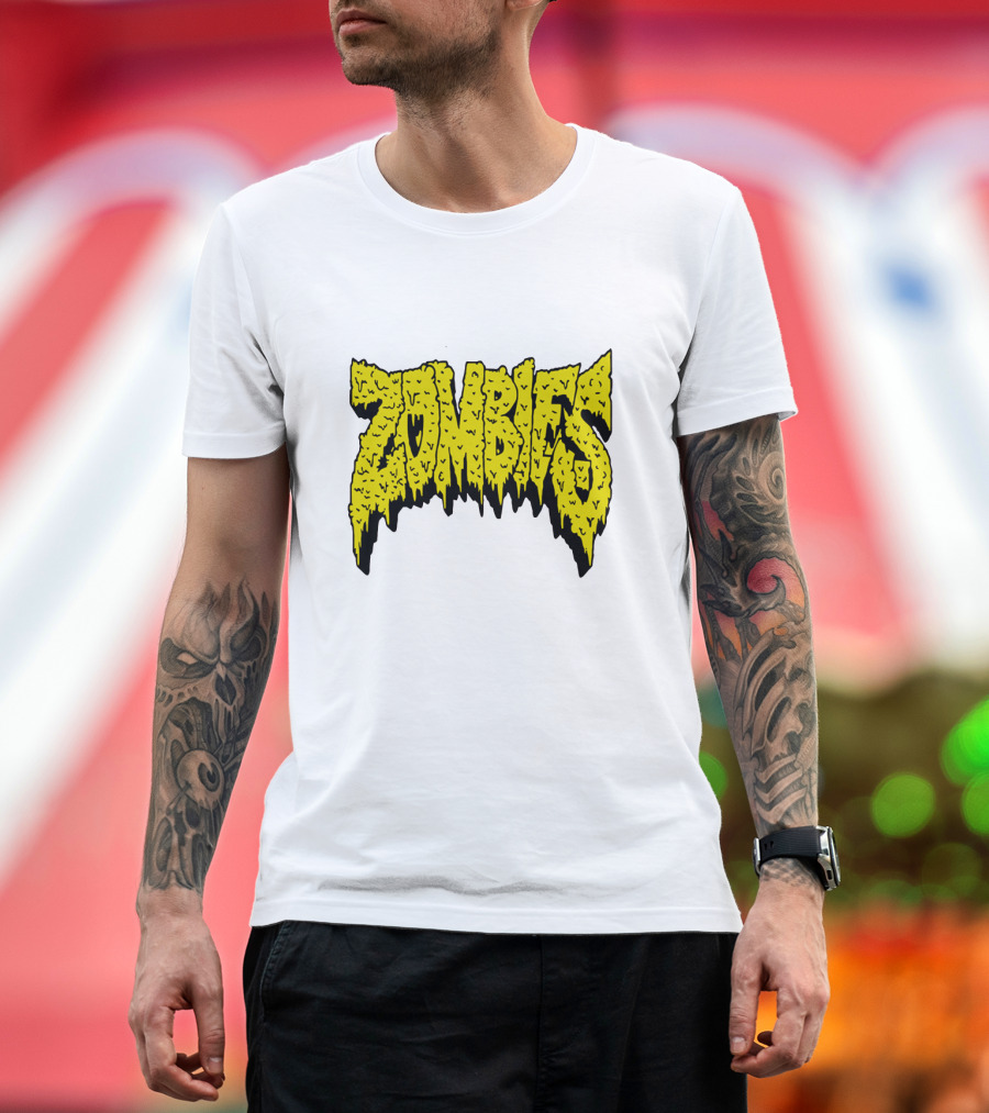 Flatbush Zombies Iconic Yellow Gooey Text T-Shirt