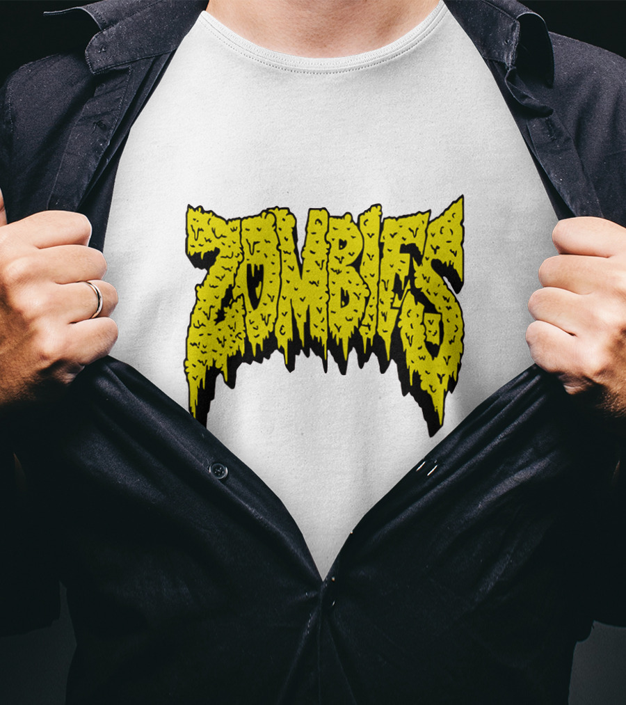 Flatbush Zombies Iconic Yellow Gooey Text T-Shirt
